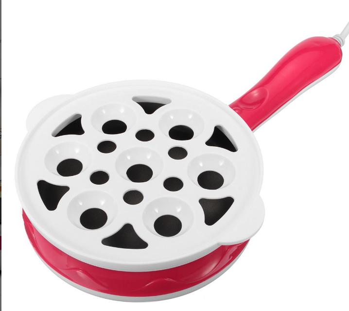 Electric 14 Eggs Boiler Food Steamer Cooking Machine With Frying Pan Non-stick