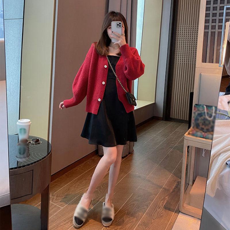 Black Suspender Dress Female Spring Summer Beach Skirt Sexy French Dress Slim Backless