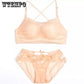 Women Lace Transparent Intimate Lingerie Bralette Bra Set Underwear PantySet Lingerie Underwear