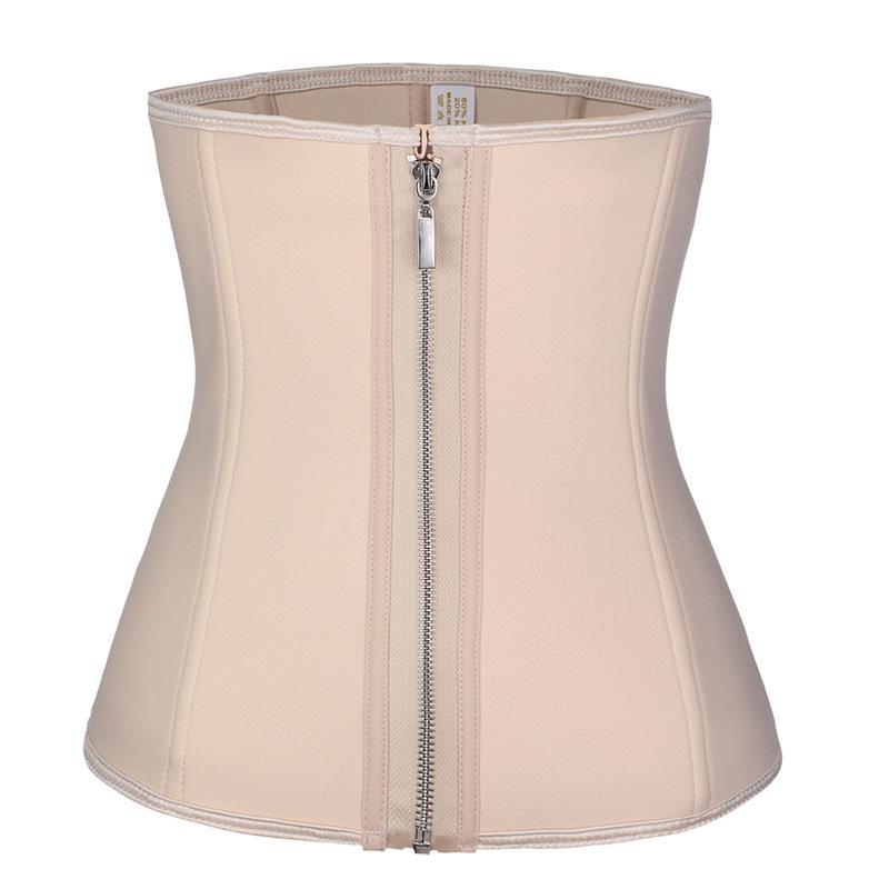 Bustiers Zipper Fly Push Up Waist Corsets Tummy Control Waist Trainer Cinchers Body Shaper Shapewear