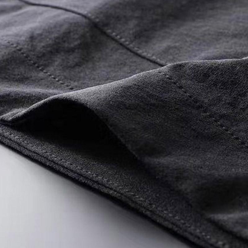 Sweater Men's Loose Hooded Fake Two-piece Autumn Boutique Long-sleeved Large Size Black Pullover Clothes