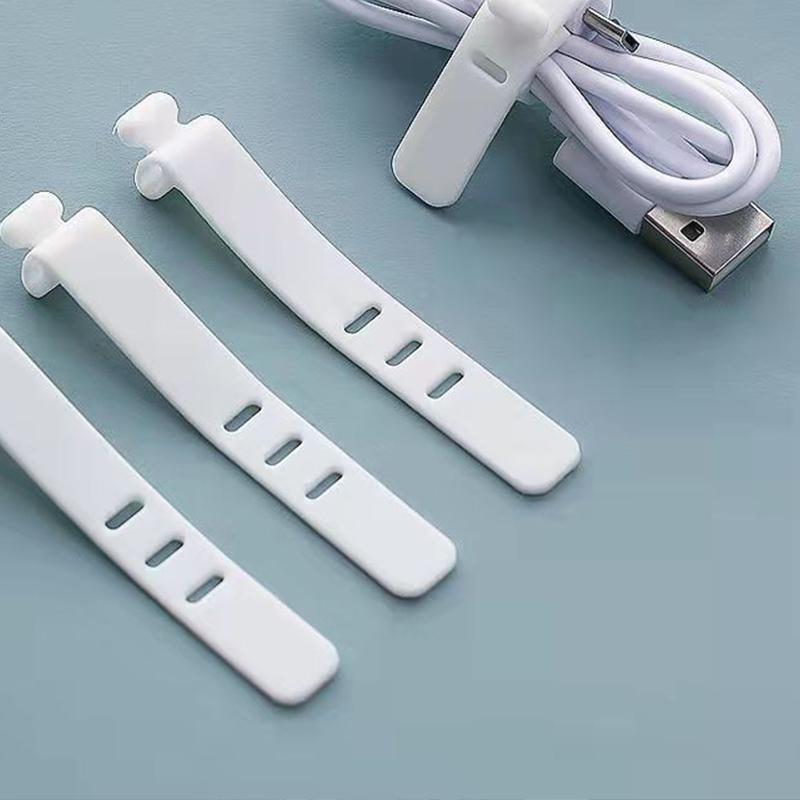 8 Grid Data Cable Storage Box Mobile Phone Charging Cable Charger Compartment Finishing Box Desktop Transparent Storage Box Anti-dust Box