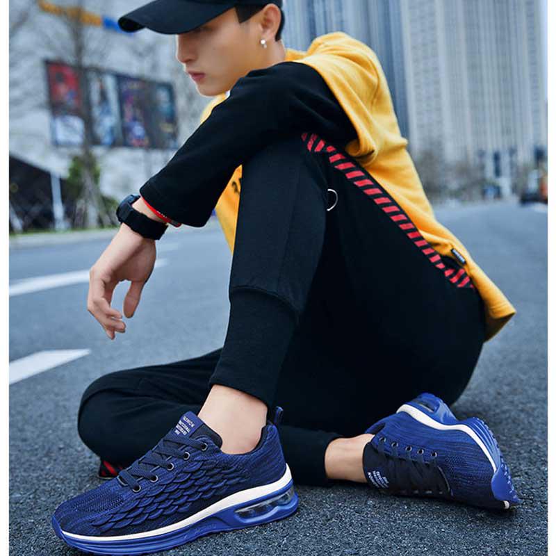 Men's shoes summer air cushion sports shoes men's cushioning running shoes fitness walking shoes men