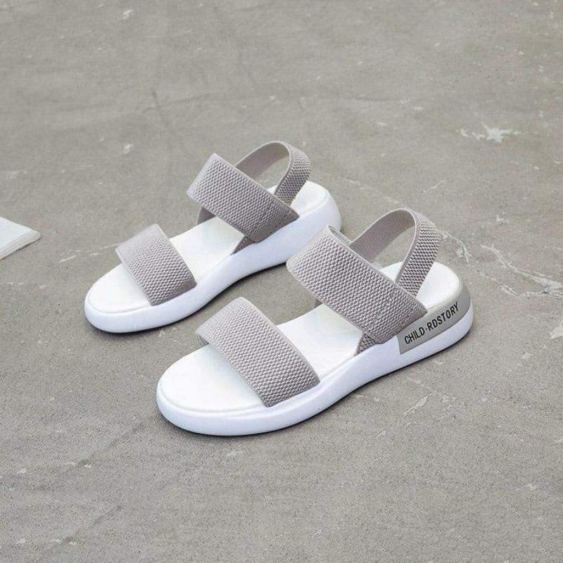 Korea Style Fashion Beach Sandals Female Rome Sandal Platform Buckle Summer Shoes Woman Preppy Sandalias Footwear
