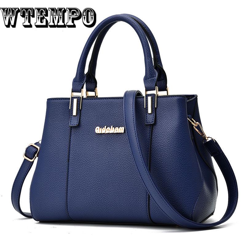 Genuine fashion leather handbags Europe and the United States trend shoulder diagonal bag handbag
