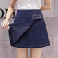 XS-2XL Women Anti-light Chiffon Skirt High Waist Slim Sexy Mini A-line Skirt Hip Skirts
