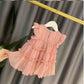 Girls Summer Dress Baby Girl Princess Skirt Sweet Tutu Skirt Children's Dress Baby Skirt Thin Cake Skirt Sleeveless A-Line Skirt