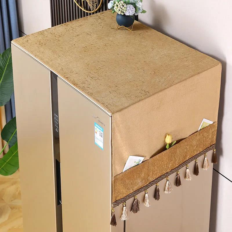 Modern Minimalist Refrigerator Dust Cover Home Appliance Protection Dust Cloth Home Textiles