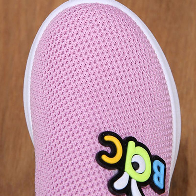 Sweet and Fresh and Breathable Children's Sports Shoes Men's Lightweight Non-slip Women's Baby Mesh Single-pedal Shoes