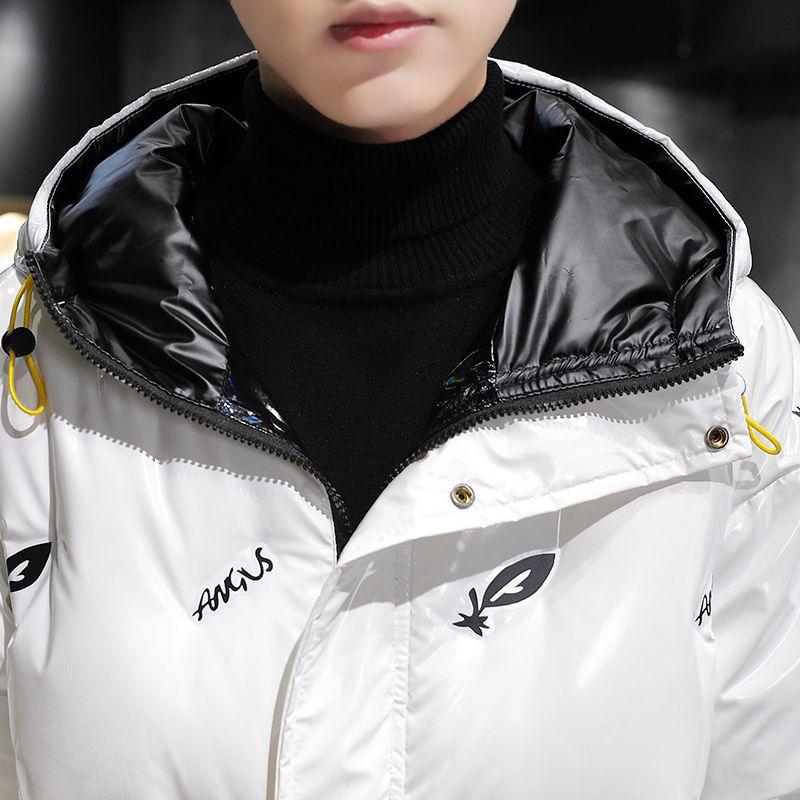 90% White Duck Down Winter Men's Down Jacket Fashion Casual Ins Hooded Jacket Korean Version of The Trend of Thick Warm Down Jacket