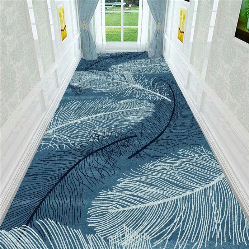 European Style Aisle Stairs Anti-slip Mat Foyer Entrance Mat Living Room Hotel Corridor Carpet