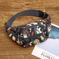 Running Waist Bag Men and Women Canvas Messenger Chest Bag Outdoor Sports Cashier Camouflage Fashion Multifunctional Mobile Phone Bag