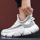Comfortable Casual Shoes Men Breathable Walking Shoes Lightweight Sneakers Black Footwear Men Lace Up Running Shoes Men