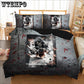 3pcs  3D Poker Pattern Bedding Set Bed Cover Pillowcase Quilt Cover