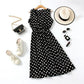 Sweet Floral Chiffon Dress Women's Mom Maternity Wear Student Wear Fairy Skirt