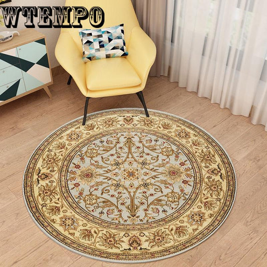 Coffee table mat soft round carpet bedroom carpet American carpet living room carpet sofa cushion