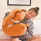 Cute Little Animal Pillow Plush Long Pillow Soft Children Sleep Plush Toys Lovely Kids Birthday Gift Dolls
