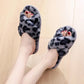 Winter Wool Slippers Women Wear Indoor Non-slip Home Household Warm Cotton Shoes