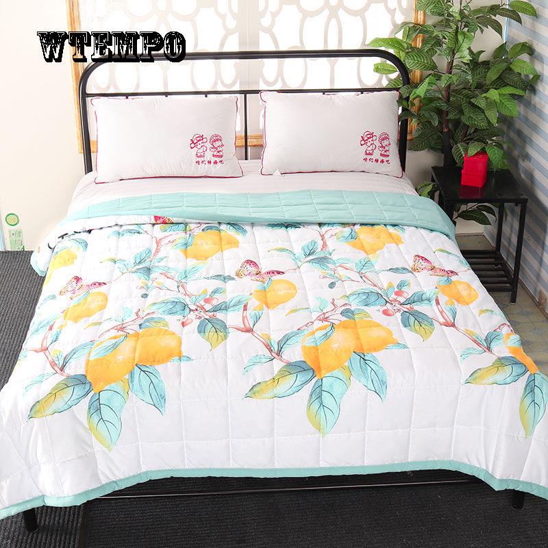 WTEMPO Summer Thin Was Quilted By Summer Cool Quilt Air Conditioner Was Printed By Core In Summer