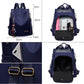 Backpack Women Trend All-match Canvas Fashion Ladies Backpack Large-capacity School Bag Small Bag