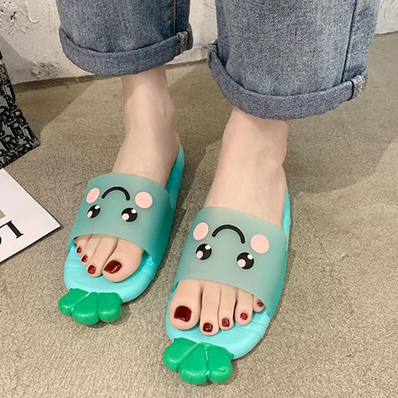 Creative Carrot Slippers Female Fashion Home Parent-child Sandals and Slippers Bathroom Bath Non-slip Slippers