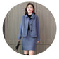Fashion All-match Knit Jacket Autumn and Winter Korean Fashion All-match Imitation Mink Velvet Ladies Cardigan Jacket
