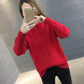 Hooded Sweater Women Loose Pullover Knit Sweater with Pockets for Outer Wear Base Knit Jumper