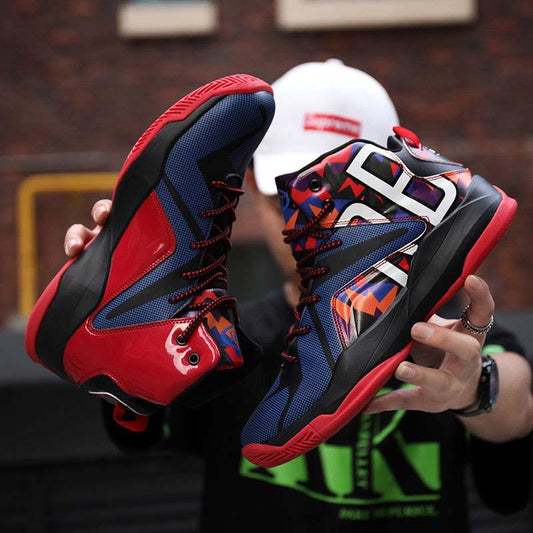 39-46 Men Shockproof Basketball Shoes Sneakers Wear-resistant Lightweight Breathable Running Shoes