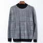 Autumn Sweater Men's Half High Collar Imitation Mink Wool Thick Warm Fashion Sweater Winter Korean Loose Personality