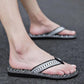 Summer Men's Slippers Flip-flops Non-slip Soft Bottom Outside Wear Beach Sandals