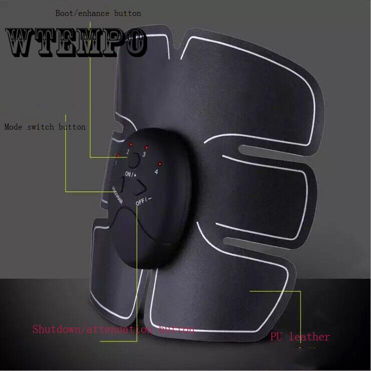 Sticker Controller Abdominal Muscle Pad Fitness Fat Burning EMS Microcurrent Stimulator Kit