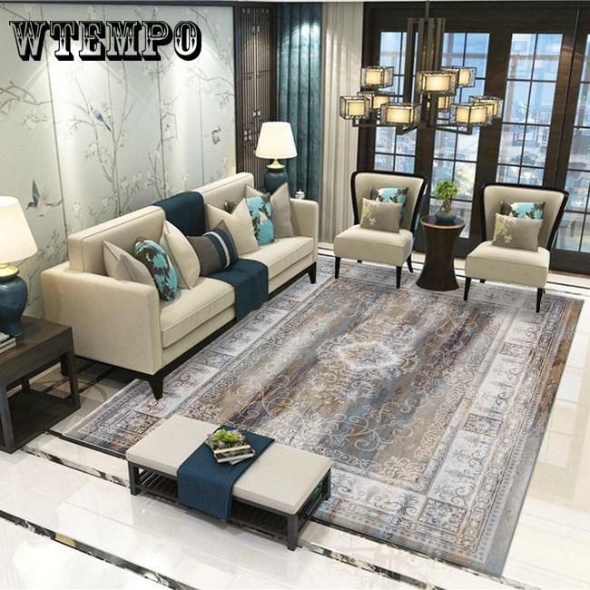 Nordic Moroccan Ethnic Geometric livingroom Carpets Simple Bedroom Living Room Carpet