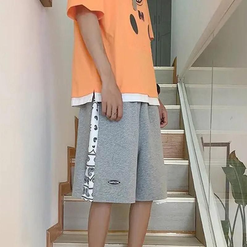 Sports Shorts Men's Summer Thin Section Outer Wear Trend Loose Basketball Pants Men's 5 Five-point Pants Sweatpants Tide Brand Net Red