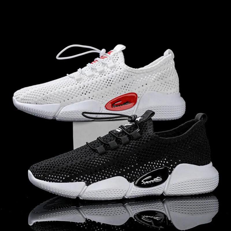 Men's Spring and Autumn All-match Running Shoes Sneakers Non-slip Breathable Thin Mesh Shoes