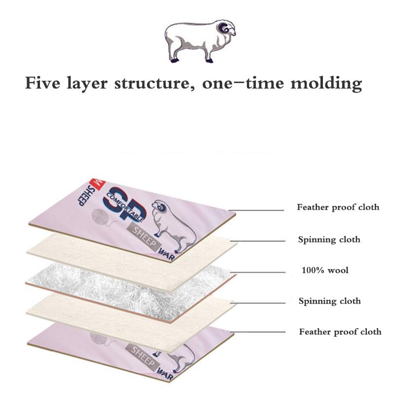 Wool Quilt Thickened Four Seasons Quilt Core Warm Quilt Winter Quilt Single Double Quilt
