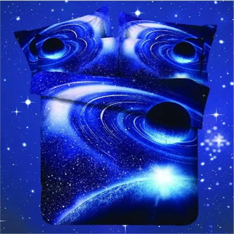 WTEMPO Starry Sky 3d Oil Painting 3/4pcs Bedding Sets Queen Size Bedding Set Comforter Cover