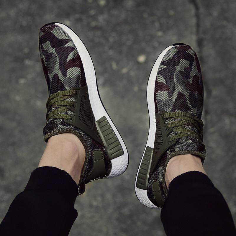 Men Casual Running Shoes Spring Summer Sneaker Fashion Man Shoes Hombre Army Green Mens Shoes