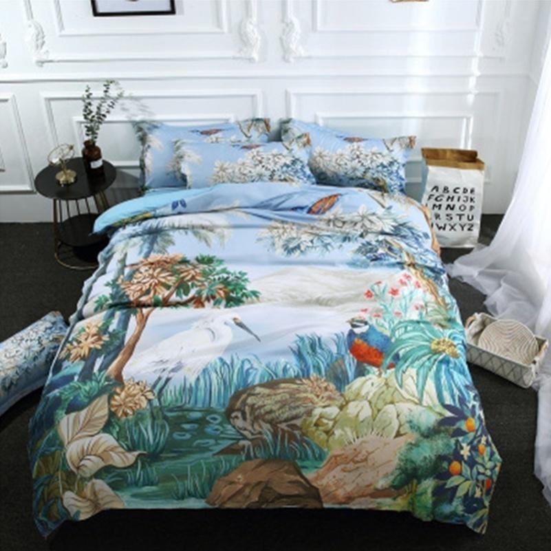 WTEMPO Airdom New Design 3D Duvet Cover Set Bohemia Printed Bedspread Queen King Size Polyester Bedd
