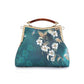 Ethnic Style Women Printing Handbag Messenger Dual Purpose Exquisite High Quality Elegant Doctor Bag Evening Banquet Bag