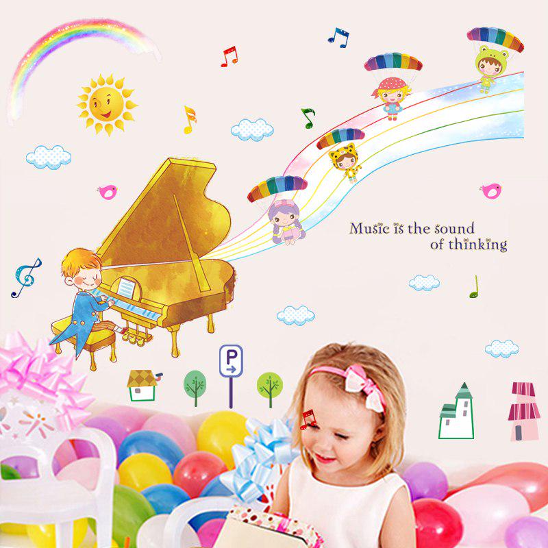 [Wall sticker ]Fantasy Concert Wall Stickers For Kids Rooms Baby Room Bedroom Kitchen Toilet Sticker