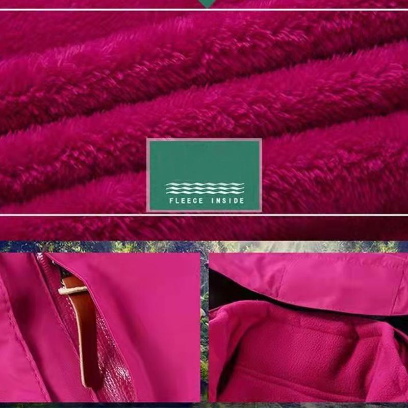 Jacket Two-piece Detachable Windproof and Waterproof Windbreaker Autumn and Winter Couple Coat Men and Women Cotton Windproof and Rainproof Jacket