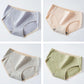 Large Size Women's Cotton Panties Women's Solid Color Briefs Comfortable Breathable Mid-waist Seamless Underpants