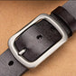 Real Cowhide Men's Belt Business Pin Buckle Belt Retro Jeans Belt Male Leather Slide Belts for Men Mens Leather Belts