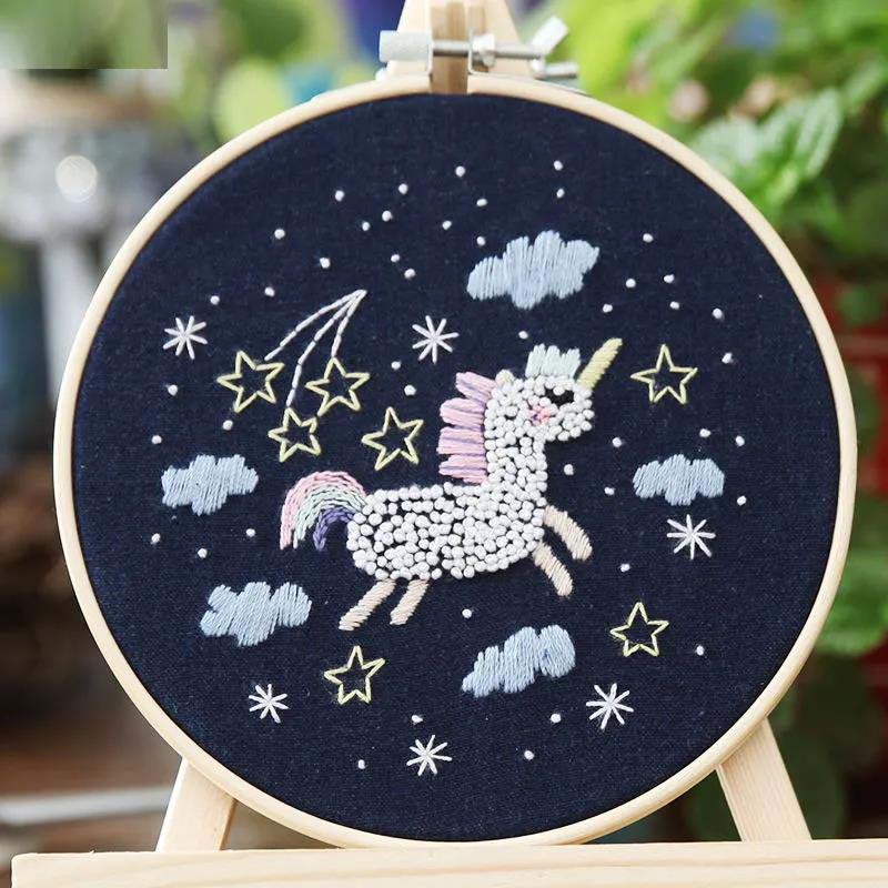 Three-dimensional Embroidery Diy Student Handmade Creative Adult Material Package French Ribbon Embroidery Su Embroidery Beginner Kit