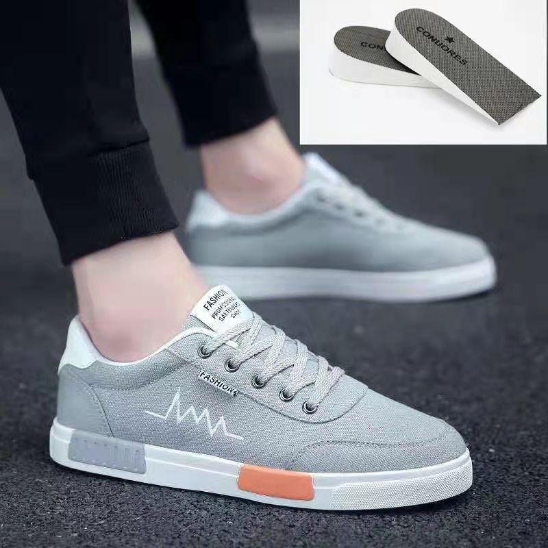 Canvas Shoes Men's Low-top Fashion All-match Casual Sneakers Popular Soft-soled Breathable Men's Cloth Shoes