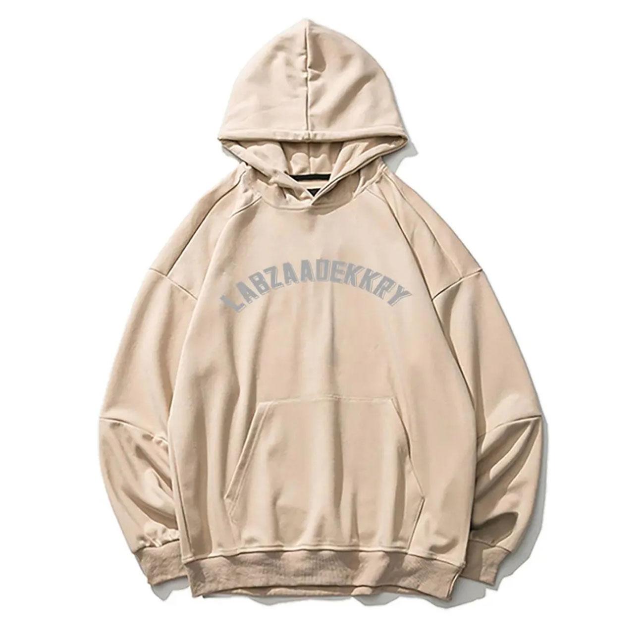 Couple's Sweater Ring Letter Printing Women's Spring and Autumn Solid Color Long-sleeved Pullover Sweatshirts Loose Couple's Top Casual Hooded Sweater