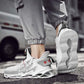 Men Sneakers Luminous Basketball Shoes Non-slip Breathable Running Shoes