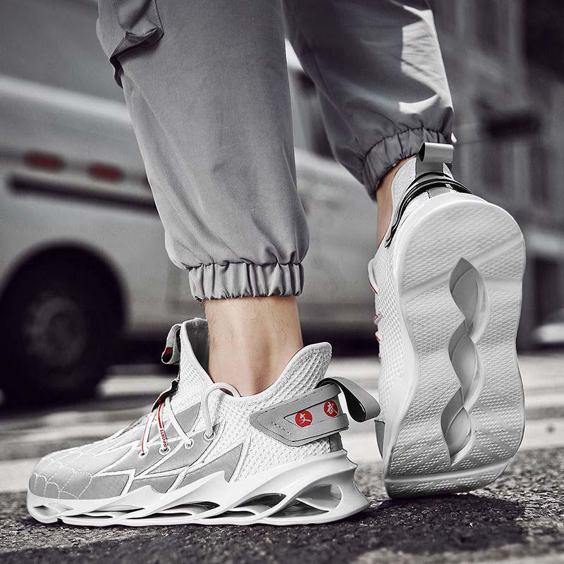 Men Sneakers Luminous Basketball Shoes Non-slip Breathable Running Shoes