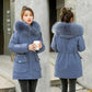 Winter Down Padded Jacket Women's Mid-length Padded Jacket Women's Overcoming Loose Padded Padded Jacket