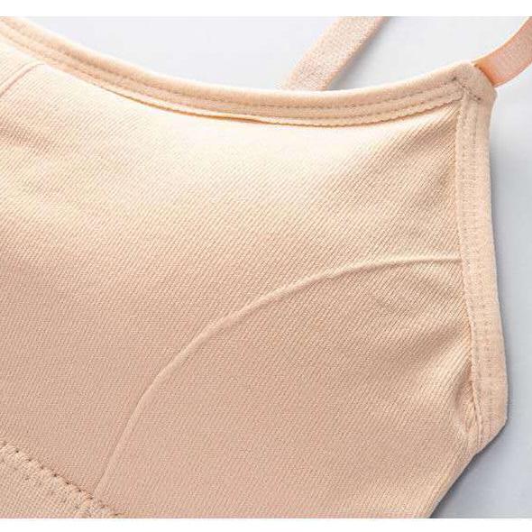 Korean Version of The Vest Straps Beautiful Back No Steel Ring Sexy Breast Wrapping Women's Underwear Bra